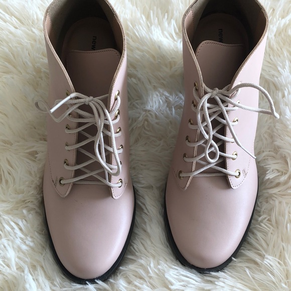 Dusty Pink Ankle Booties - Picture 2 of 4